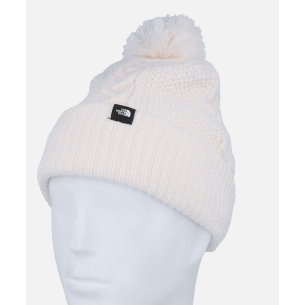 The North Face
Women's Minna Cable-Knit Beanie in Ivory ~ Like New